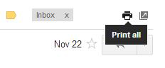 Print email in Gmail