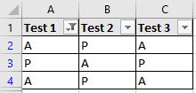 Excel Custom View Data