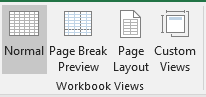 Excel Workbook Views