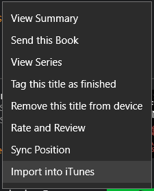 Import iTunes From Audible Windows 10