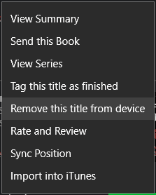 Remove Title From Windows 10 Device